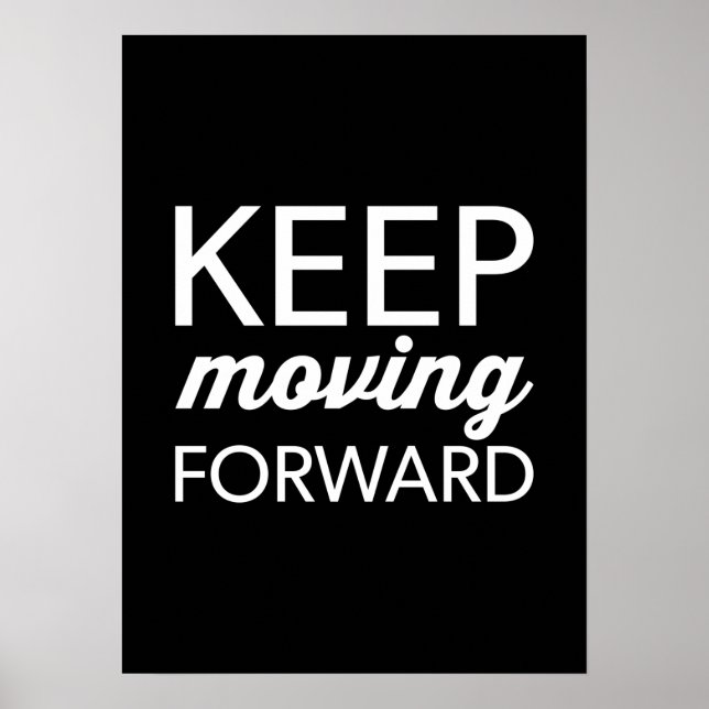 Erfolg und Gym Motivierend Poster (Vorne)