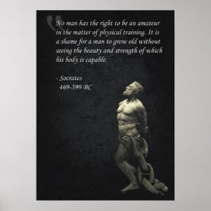 Erfolg und Gym Motivierend Poster