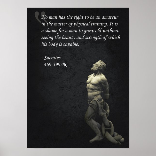 Erfolg und Gym Motivierend Poster (Vorne)