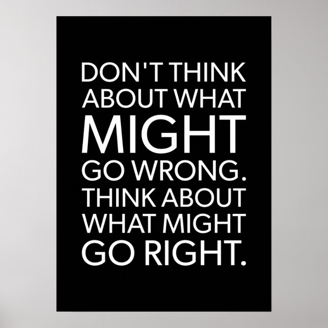 Erfolg und Gym Motivierend Poster (Vorne)