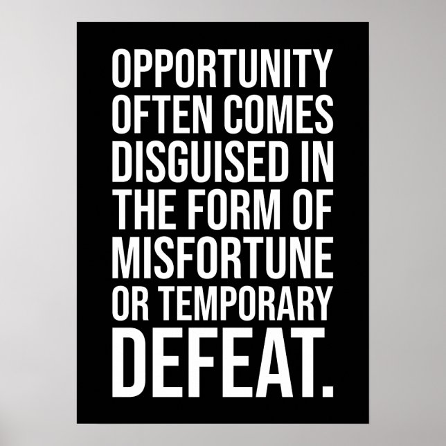 Erfolg und Gym Motivierend Poster (Vorne)