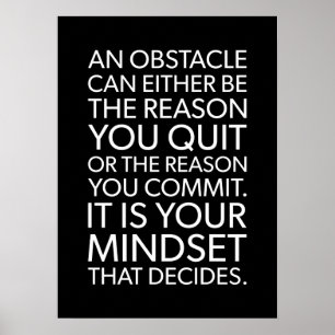 Erfolg und Gym Motivierend Poster