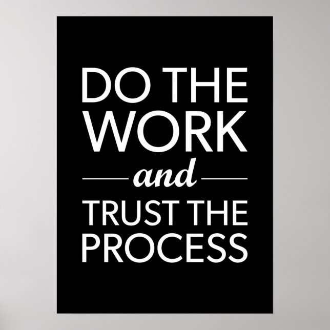 Erfolg und Gym Motivierend Poster (Vorne)