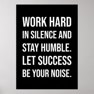 Erfolg und Gym Motivierend Poster