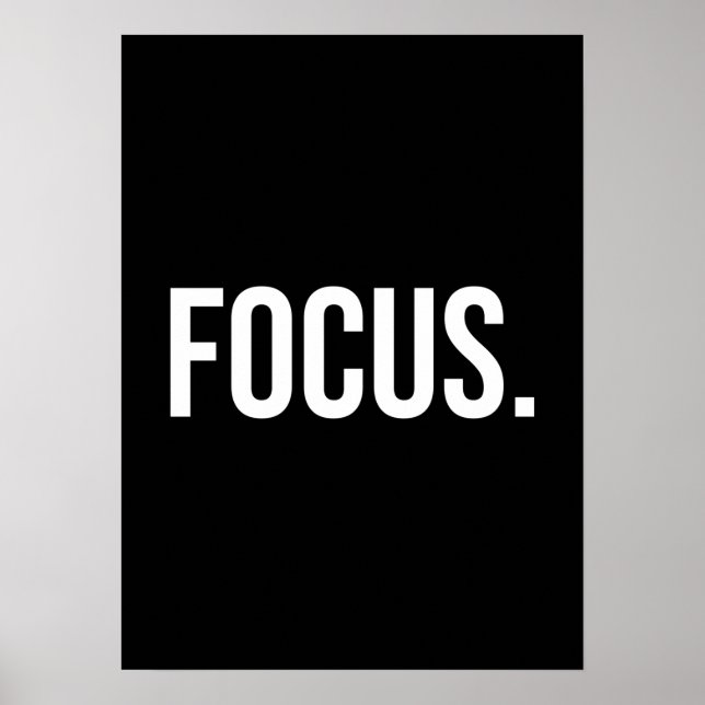 Erfolg und Gym Motivierend Poster (Vorne)