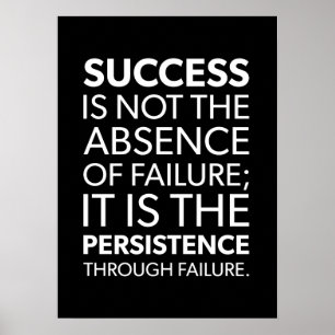 Erfolg und Gym Motivierend Poster