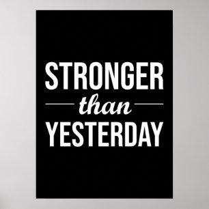 Erfolg und Gym Motivierend Poster