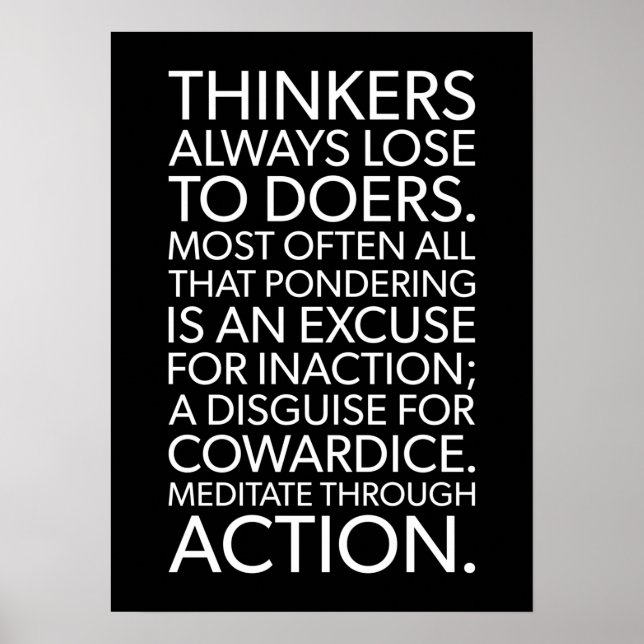 Erfolg und Gym Motivierend Poster (Vorne)