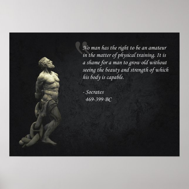 Erfolg und Gym Motivierend Poster (Vorne)