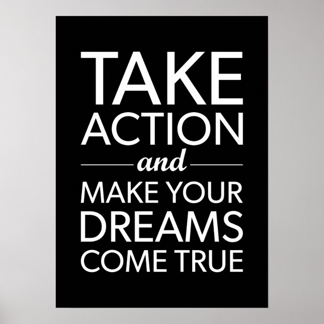 Erfolg und Gym Motivierend Poster (Vorne)