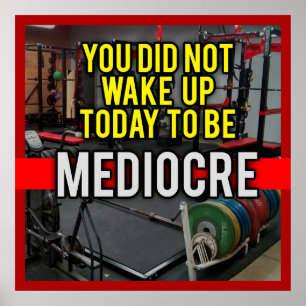 Erfolg und Gym Motivierend Poster