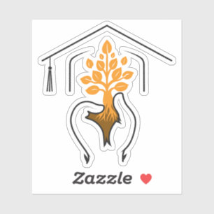 Erfolg verkörpert ein kraftvoller Slogan Aufkleber