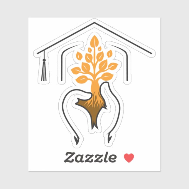 Erfolg verkörpert ein kraftvoller Slogan Aufkleber (Blatt)