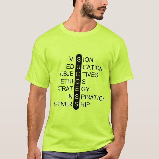 Erfolg - Vision -  Bildung - Ziele  T-Shirt (Vorderseite)