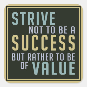 Erfolg & Wert Motivierend Aufkleber