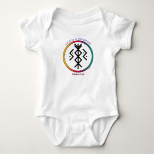 Erfolg & Wohlstand Bindrune Baby Bodysuit Strampler