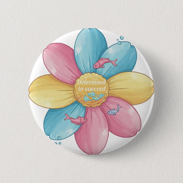 "Erfolgreich entschlossen" Button (Vorderseite)