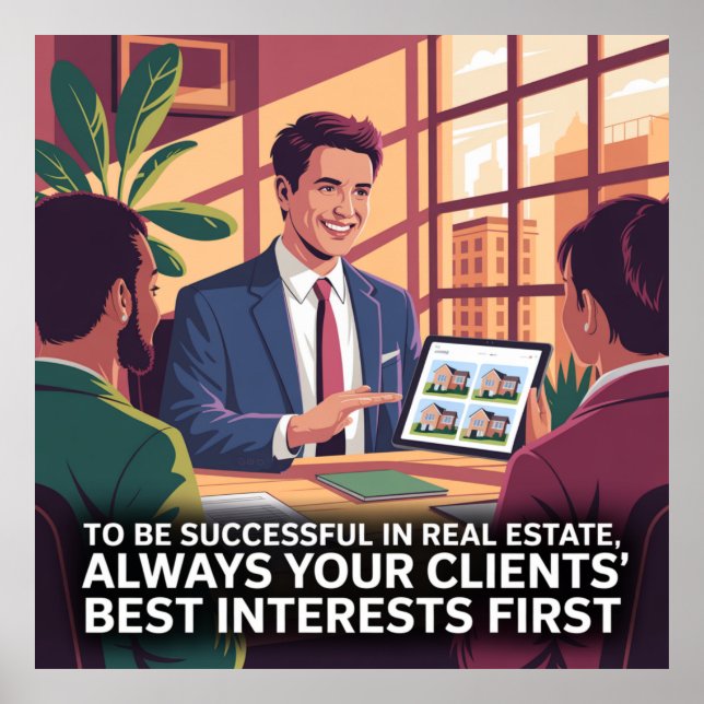 Erfolgreich im Immobilienbusiness Poster (Vorne)