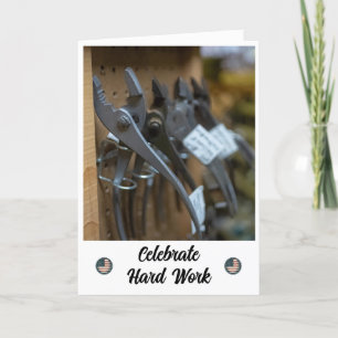 Erfolgreiche Arbeitstagskarte Dankeskarte