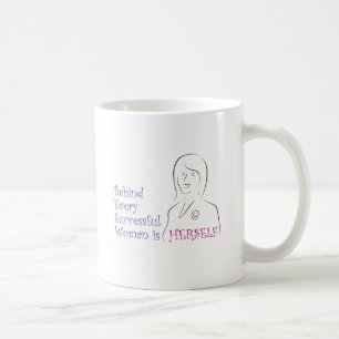 Erfolgreiche Frau Tasse