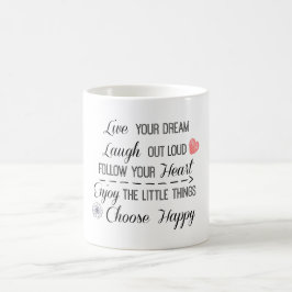 Erfolgreiche Lebensregeln Quotes Affirmations Tasse