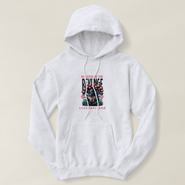 ERFOLGREICHE RACHE LERNEN FRAUEN HOODIE  (Design vorne)