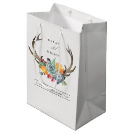 ERFOLGREICHER ANTLER BOHEMISCHE ALLURE WEDD MITTLERE GESCHENKTÜTE