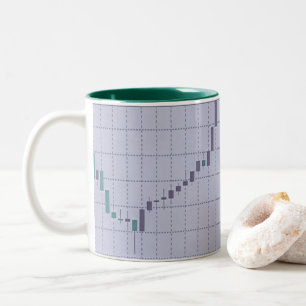 Erfolgreicher Händler Zweifarbige Tasse