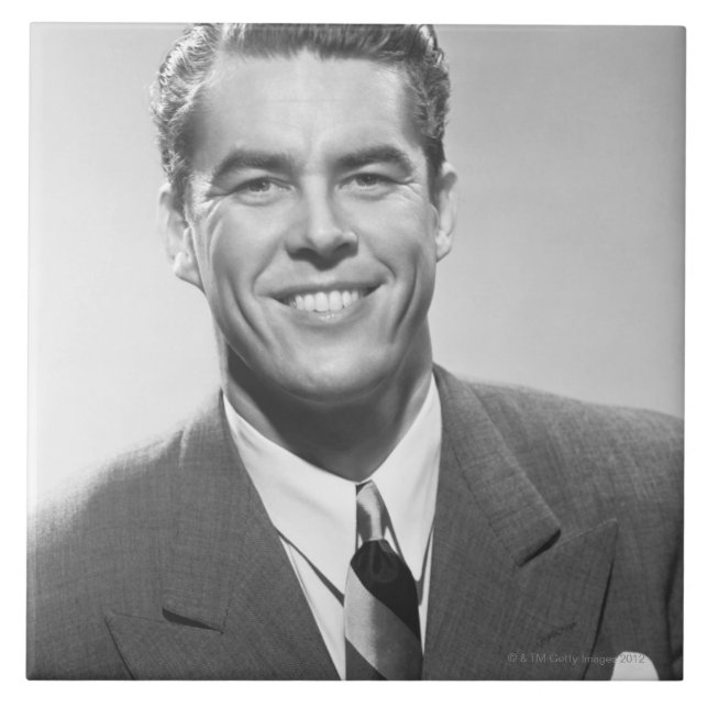 Erfolgreicher Mann Fliese (Vorderseite)