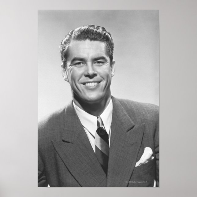 Erfolgreicher Mann Poster (Vorne)