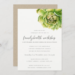 ERFOLGREICHES CACTUS WATERCOLOR-GESPRÄCH SEMINAR EINLADUNG