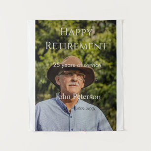 Erfolgreiches Foto Jahr der Dienstjahre Wandteppich