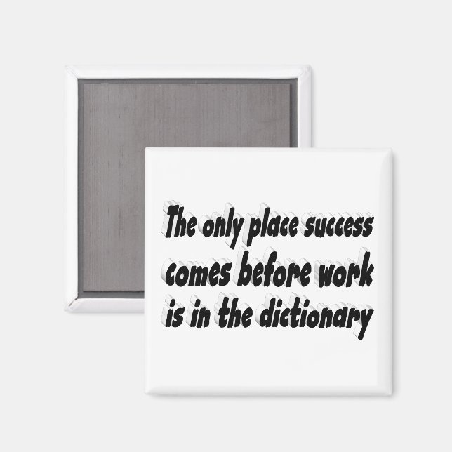 Erfolgreiches Motivierend Angebot Magnet (Vorderseite/Rückseite)