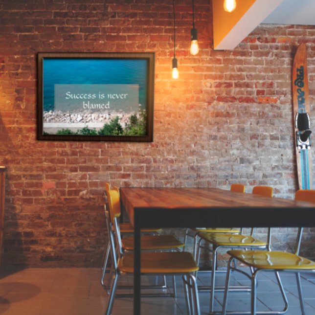 Erfolgreiches Weisheit Sprichwort Foto Poster (Von Creator hochgeladen)