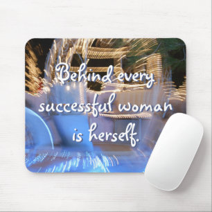 Erfolgreiches Zitatskript für Frauen, Girly Prince Mousepad