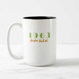 Erfolgreichster Song 1963 Zweifarbige Tasse