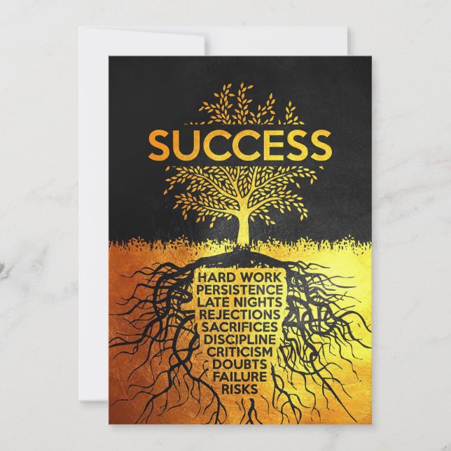 Erfolgs-Tree-Fehler Save The Date (Vorderseite)