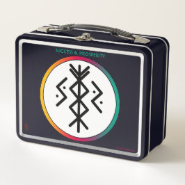 Erfolgs- und Wohlstandsbindung #RuneKids Metall Brotdose