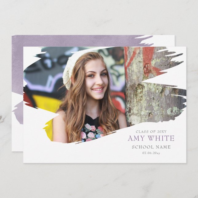 Erfolgsaussage Abschluss Einladung (Vorne/Hinten)