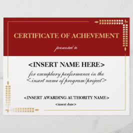 Erfolgsbescheinigung