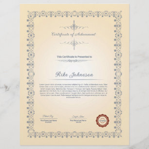 Erfolgsbescheinigung Flyer