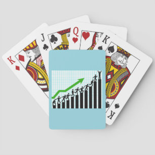 Erfolgsfortschritts-Balkendiagramm Spielkarten