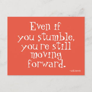 Erfolgsinspirierung - Motivierend Postkarte