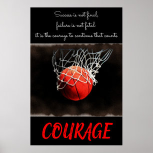 Erfolgskurs Basketball Inspiration Poster
