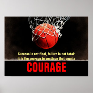 Erfolgskurs Basketball Inspiration Poster