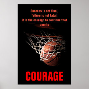 Erfolgskurs Basketball Inspiration Poster