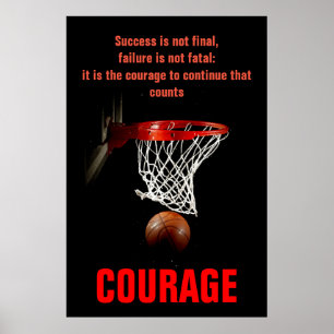 Erfolgskurs Basketball Inspiration Poster