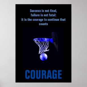 Erfolgskurs Basketball Inspiration Poster