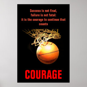 Erfolgskurs Basketball Inspiration Poster