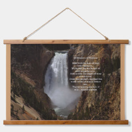 Erfolgsmessung Inspiration Wandteppich Mit Holzrahmen